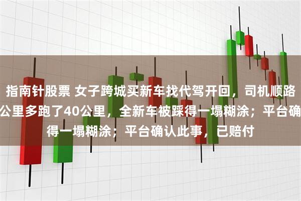 指南针股票 女子跨城买新车找代驾开回,司机顺路拉人,约定170公里多跑了40公里,全新车被踩得一塌糊涂;平台确认此事,已赔付